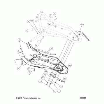 CHASSIS AND BODY, BODY PANELS/REAR - V16EZBRRBB/CB (800156)