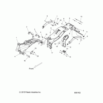 CHASSIS, FRAME ASM. - V16DA36 ALL OPTIONS (800162)