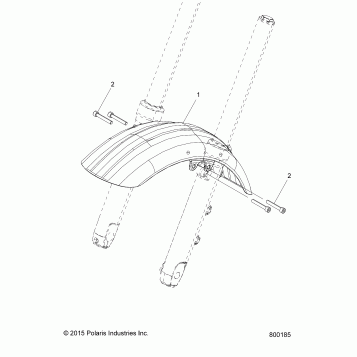 BODY, FENDER, FRONT - V17FTA/FTB ALL OPTIONS (800185)