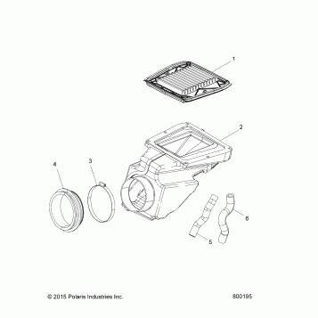 ENGINE, AIR INTAKE - V17FTA/FTB ALL OPTIONS (800195)