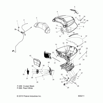BODY, TRUNK ASM. - V16TW36 ALL OPTIONS (800211)