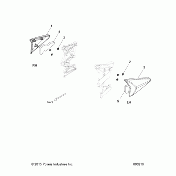 BODY, COVERS, MIDFRAME  - V17FTA/FTB ALL OPTIONS (800216)