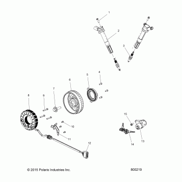 ELECTRICAL, IGNITION SYSTEM - V17FTA/FTB ALL OPTIONS (800219)