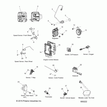 ELECTRICAL, COMPONENTS - V17FTA/FTB ALL OPTIONS (800222)