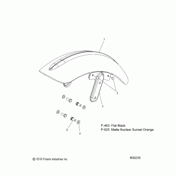 BODY, FENDER, FRONT - V17CWAAB/CWBAB ALL OPTIONS (800235)