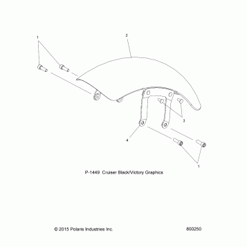 BODY, FENDER, FRONT - V17CHRAB ALL OPTIONS (800250)