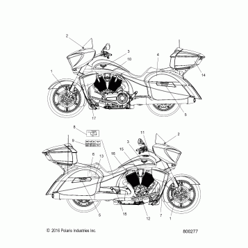 BODY, DECALS - V17XDAAA/XTAAA ALL OPTIONS (800277)