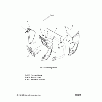 BODY, FAIRING, LOWER - V17XTAAA ALL OPTIONS (800278)