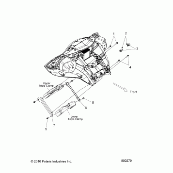 BODY, FAIRING, MOUNTING - V17YW36/ZW36 ALL OPTIONS (800279)