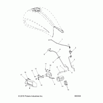 FUEL SYSTEM, EVAP SYSTEM - V17CGAA/CGBA (800304)