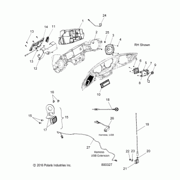 ELECTRICAL, AUDIO SYSTEM, CROSS COUNTRY TOURING - V17XTAAA ALL OPTIONS (800327)