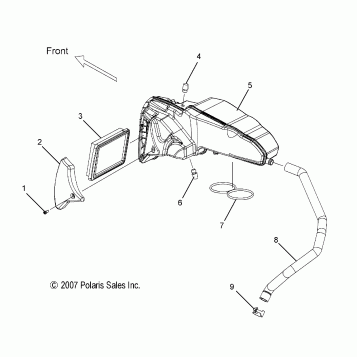 ENGINE, AIR INTAKE SYSTEM - V08BC26/XB26 ALL OPTIONS (49VICAIRINTAKE08VEGAS)