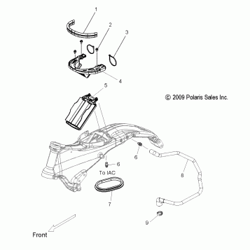 ENGINE, AIR INTAKE - V10DB36DA/EB36DA ALL OPTIONS (49VICAIRINTAKE10CC)