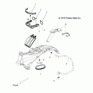 ENGINE, AIR INTAKE - V15CW/DB/DW/TW36 ALL OPTIONS (49VICAIRINTAKE11CC)