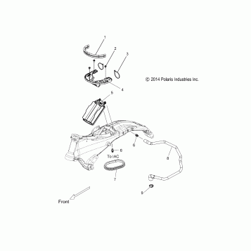 ENGINE, AIR INTAKE - V16DA36 ALL OPTIONS (49VICAIRINTAKE15CC8)