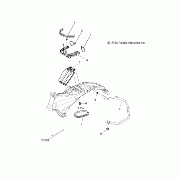 ENGINE, AIR INTAKE - V16YW36/UW36 ALL OPTIONS (49VICAIRINTAKE15MAG)
