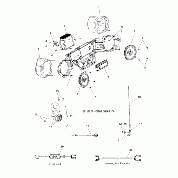 ELECTRICAL, AUDIO SYSTEM - V13DW36/TW/KW/ZW ALL OPTIONS (49VICAUDIO13CC)