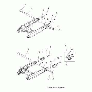 WHEELS, AXLE ADJUSTER, REAR - V07XB26/BC26 ALL OPTIONS (49VICAXLEADJ07JACK)