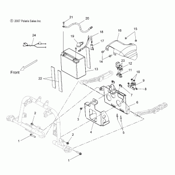 ELECTRICAL, BATTERY - V08SB36/SD36 ALL OPTIONS (49VICBATTERYBOX08VN)