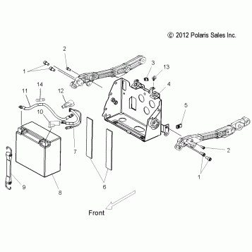 ELECTRICAL, BATTERY - V12BW36/EW36 ALL OPTIONS (49VICBATTERYBOX12CR)