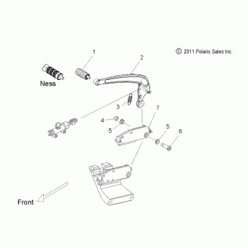 BRAKES, BRAKE PEDAL - V13DW36/TW/KW/ZW ALL OPTIONS (49VICBRAKEPEDAL12CC)