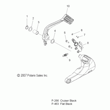 BRAKES, BRAKE PEDAL and REAR MASTER CYLINDER - V14MB36 ALL OPTIONS (49VICBRAKEPEDAL12HMR)
