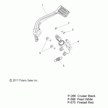 BRAKES, BRAKE PEDAL and REAR MASTER CYLINDER - V12XB36 ALL OPTIONS (49VICBRAKEPEDAL12JP)