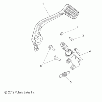 BRAKES, BRAKE PEDAL and REAR MASTER CYLINDER - V13XB36 ALL OPTIONS (49VICBRAKEPEDAL13JP)