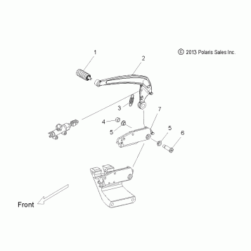 BRAKES, BRAKE PEDAL - V16DA36 ALL OPTIONS (49VICBRAKEPEDAL14CCT15)
