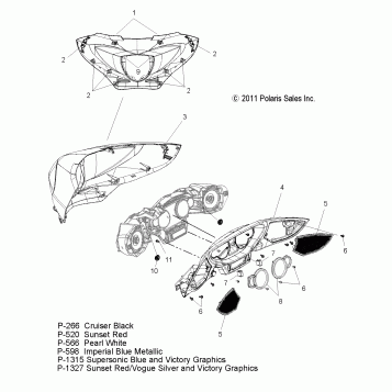 BODY, DASH - V12TW36/DW36/KW36 ALL OPTIONS (49VICDASH12CC)