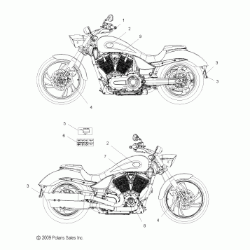 BODY, DECALS - V10XB36DAP/LKP/XC36DN ALL OPTIONS (49VICDECAL10JP)