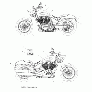 BODY, DECALS - V11HA36/HB36/HS36 ALL OPTIONS (49VICDECAL11HMR)
