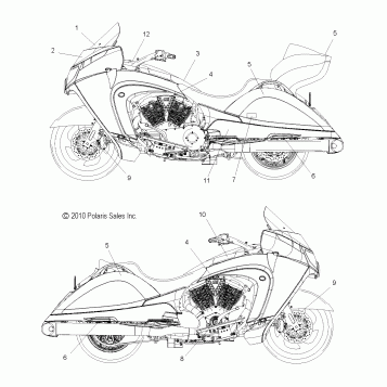 BODY, DECALS - V11SW36/SA36/AW36 ALL OPTIONS (49VICDECAL11VN)