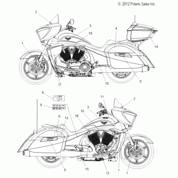 BODY, DECALS - V13DW36/TW/KW/ZW ALL OPTIONS (49VICDECAL13CC)