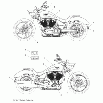 BODY, DECALS - V13XB36 ALL OPTIONS (49VICDECAL13JP)