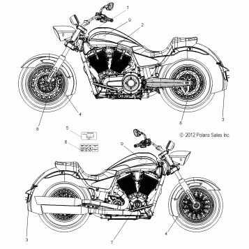 BODY, DECALS - V14RB36 ALL OPTIONS (49VICDECAL13R)