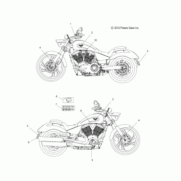 BODY, DECALS - V15GA36NA/NAA/NAC/EA (49VICDECAL13VGS)