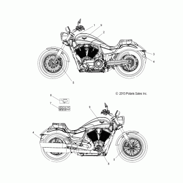 BODY, DECALS - V14MB36 ALL OPTIONS (49VICDECAL14JDG)