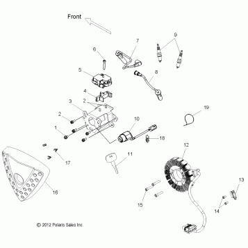ELECTRICAL, IGNITION SYSTEM - V13XB36 ALL OPTIONS (49VICELECT13JP)