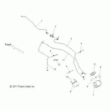 FUEL SYSTEM, EVAP SYSTEM - V16DA36 CALIF. ONLY (49VICEVAP12CR)