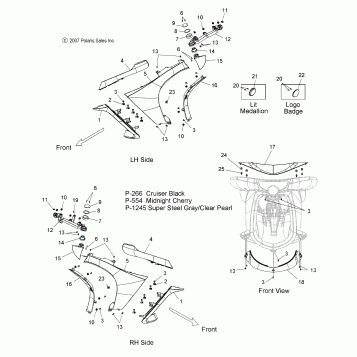 BODY, FAIRING - V08SB36/SD36 ALL OPTIONS (49VICFAIRING08VN)