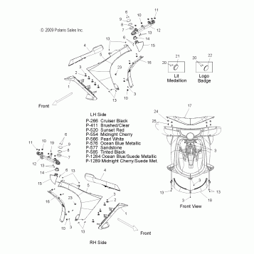 BODY, FAIRING - V10SD36/SC36/VB36 ALL OPTIONS (49VICFAIRING10VN)