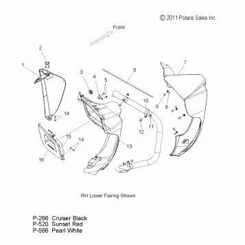 BODY, FAIRING, LOWER - V12TW36/DW36/KW36 ALL OPTIONS (49VICFAIRING12CC)