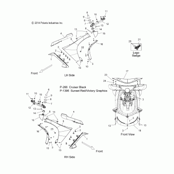 BODY, FAIRING - V15SW36 ALL OPTIONS (49VICFAIRING15VN)