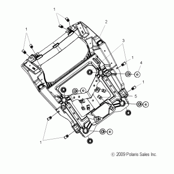 BODY, FAIRING, FRONT SUPPORT ASM. - V16DA36 ALL OPTIONS (49VICFAIRINGSPT10CC)