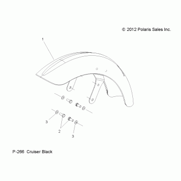 BODY, FENDER, FRONT - V15GA36NA/NAA/NAC/EA (49VICFENDERFRT13VGS)