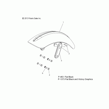 BODY, FENDER, FRONT - V14WB36 ALL OPTIONS (49VICFENDERFRT14HB)