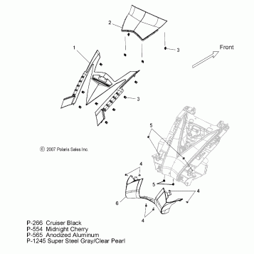 BODY, REAR FENDER PANELS - V08SB36/SD36 ALL OPTIONS (49VICFENDERRR08VN)