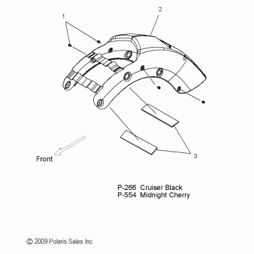 BODY, FENDER, REAR - V10DB36DA/EB36DA ALL OPTIONS (49VICFENDERRR10CC)