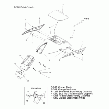 BODY, FENDER, REAR  - V10HB36DD/HS36DC/BB26DA ALL OPTIONS (49VICFENDERRR10HMR)